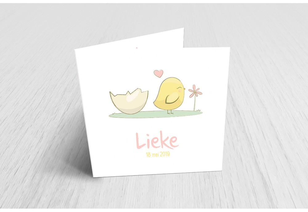 Kuikentje met ei Kuikentje met ei